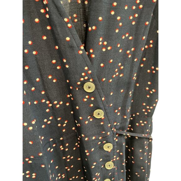 Rouje Womens Gabin Midi Dress Size 6 36 James Bond No Time to Die Old Money Fall - Picture 10 of 13